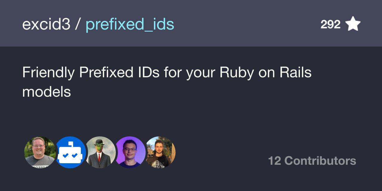 Prefixed IDs gem