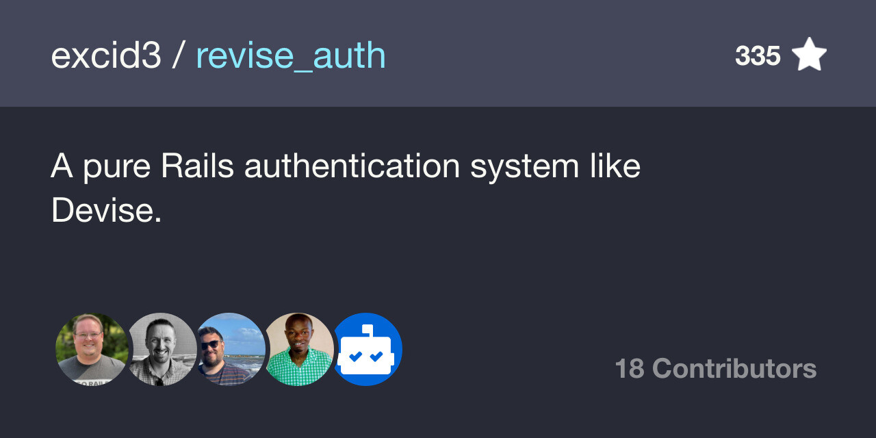 Revise Auth gem